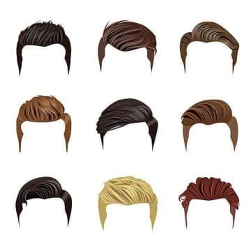 set of mens hairstyles vector id541592166 k 6 m 541592166 s 612x612 w 0 h 3fjvgjjkubom6a 10 clipart of mens hairstyles